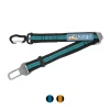Kurgo Seatbelt Swivel Tether - Hondenautoaccessoire - Blauw Zwart