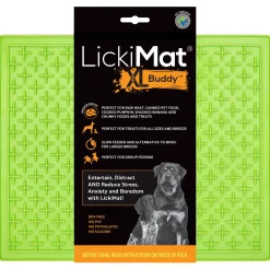 Lickimat Buddy Treat - Slowfeeder Voermat Appelgroen - Hondenvoerbak