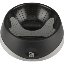 Lickimat Oh Bowl - Betere Orale Gezondheid! Zwart - Hondenvoerbak