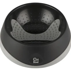 Lickimat Oh Bowl - Betere Orale Gezondheid! Zwart - Hondenvoerbak