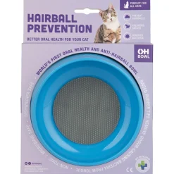 Lickimat Oh Bowl - Hairball Prevention - Oral Health - Kattenvoerbak - Ø16x5 cm Turquoise