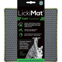 Lickimat Soother Tuff - Reducerende Stress Voermat 20x20 cm - Hondenvoerbak