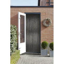 2.Lif Vliegengordijn Malta - Hordeuren - 93x230 cm Zwart