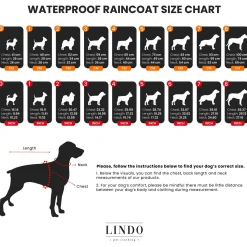 Lindo Honden Regenjas Aqua - Hondenkleding - Zwart 4