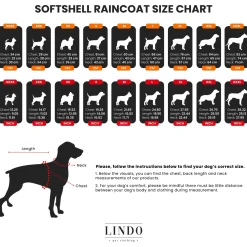 Lindo Honden Regenjas Softshell - Hondenkleding - Groen 6