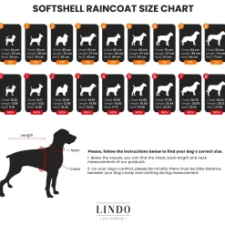 Lindo Honden Regenjas Softshell - Hondenkleding - Groen 2