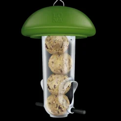 Lona Mezenbollenhouder M4 - Voersilo - 26 cm Groen Transparant