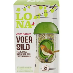 Lona Voersilo S1 - Voersilo - 450 ml Groen Transparant
