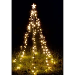 Luca Lighting Vlaggenmast Boom - Verlichting - 230 cm Zwart 200 led