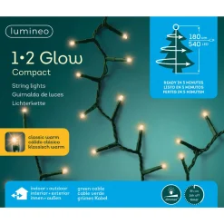 Lumineo 1-2 Glow Compact Lights - Decoratie - 180 cm Groen 540 led 6 Strengen