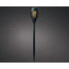Lumineo Solar Fakkel Met Vlam Effect - Tuinverlichting - 49.5 cm Zwart 30 led