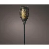 Lumineo Solar Fakkel Met Vlam Effect - Tuinverlichting - 61.5 cm Zwart 72 led