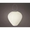 Lumineo Solar Lampion L - Tuinverlichting - Ø30 cm Wit 1 led