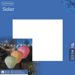 Lumineo Solar Lampion L - Tuinverlichting - 30 cm Assorti 1 led