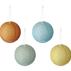 Lumineo Solar Lampion Xl - Hanglamp - Ø40 cm Assorti