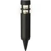 Lumineo Solar Pilaar - Staande Buitenlamp - Ø7x28 cm Zwart