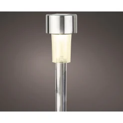 Lumineo Solar Stake Light - Tuinverlichting - Ø5x24 cm Rvs