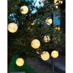 Lumineo Solar Stringlights - Tuinverlichting - 4.5 m Wit 40 led