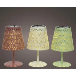 Lumineo Solar Tafellamp - Tuinverlichting - 12x20.5 cm Assorti 1 led