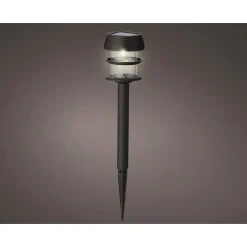 Lumineo Solar Tuinlamp - Tuinverlichting - 24 cm Zwart 1 led