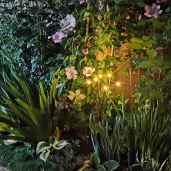 Lumineo Solar Tuinsteker Firefly 6 Lampjes - Tuinverlichting - 70 cm Warm Wit 6 led