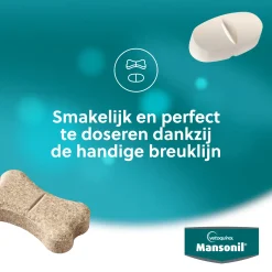 Mansonil All Worm Dog Tasty Small/Medium - Anti wormenmiddel