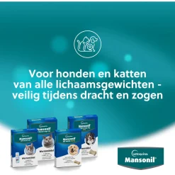 Mansonil All Worm Xl Dog Tasty Bone - Anti wormenmiddel - 2 tab 1 Tab Per 35kg
