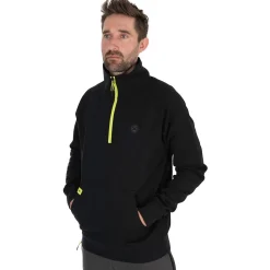 Matrix 1/4 Zip Sweat Black/Lime (Black Edition) - Jassen - Large