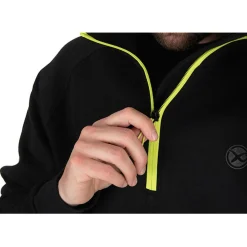 Matrix 1/4 Zip Sweat Black/Lime (Black Edition) - Jassen - Large
