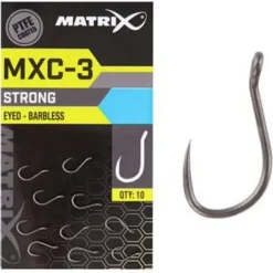 Matrix Mxc-3 Barbless Eyed (Ptfe) - Haak - 10 stuks Size 18