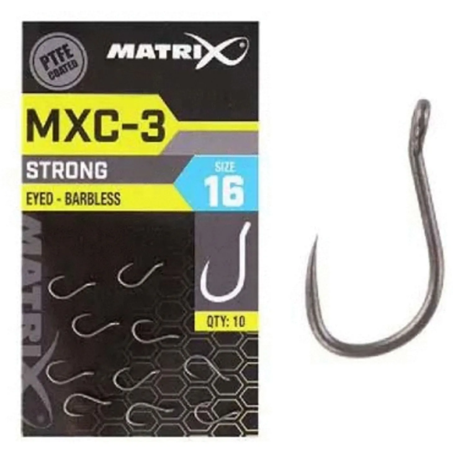 Matrix Mxc-3 Barbless Eyed (Ptfe) - Haak - 10 stuks Size 18