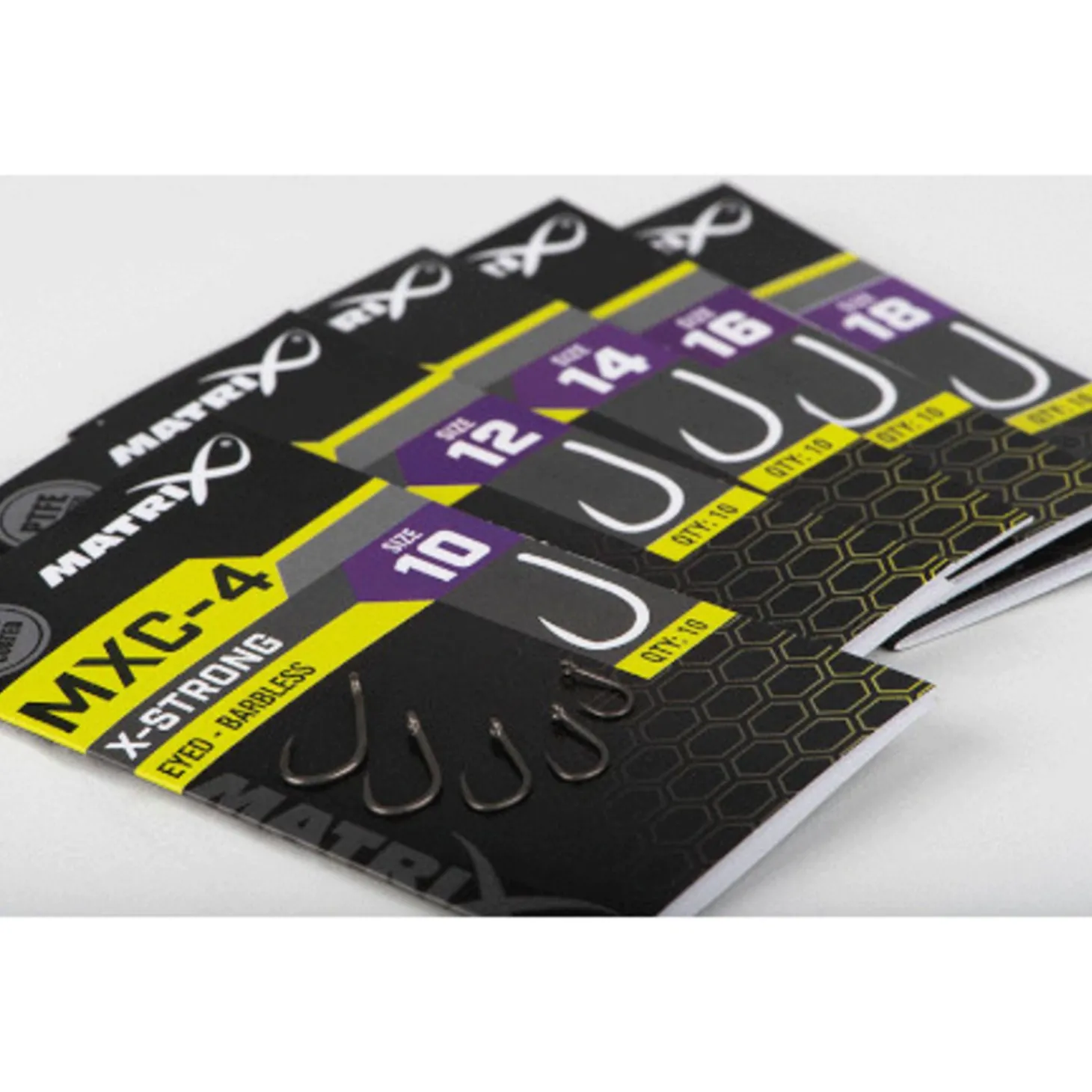 Matrix Mxc-4 Barbless Eyed (Ptfe) - Haak - 10 stuks Size 16