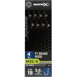 Matrix Mxc-6  Barbless 0.125mm 10cm F1 Band - Hakenboekje - Size 18