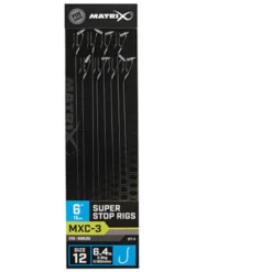 Matrix Mxc-3 Barbless 0.18mm 15cm Super Stop - Hakenboekje - Size 12