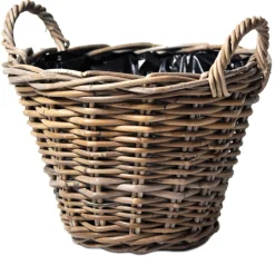 Mega Collections Aardappelmand Natural - Decoratie - Ø30x23 cm Naturel