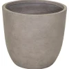 Mega Collections Clayfibre Egg Pot - Pot & Plantenbak - Ø25x25 cm Taupe