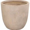 Mega Collections Clayfibre Egg Pot - Pot & Plantenbak - Ø32x31 cm Zand
