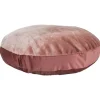 Meoww Cat Pillow Round Velours - Kattenkussen - Ø68x8 cm Lichtroze