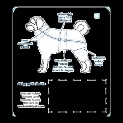 Mikki Doodle Coat Zwart - Hondenjas