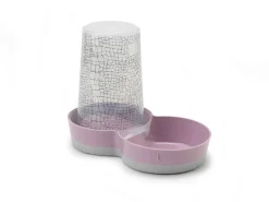 Moderna Voer-Drinksilo Wildlife - Kattenvoerbak - 27.4x15.3x21.2 cm 1500 ml Roze