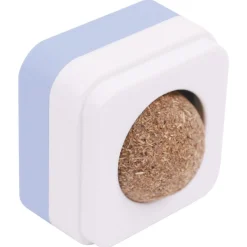 Mpets Houder Met Matatabi Bal - Kattenspeelgoed - 4.5x4.5x4.7 cm per stuk