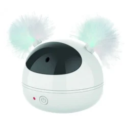 Mpets Interactief Speelgoed Polaris - Kattenspeelgoed - Ø10x9 cm Wit Interactief