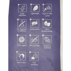 Mpets Soya Organic Cat Litter - Kattenbakvulling - 10 l Lavendel