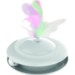 Mpets Speeltje Capella - Kattenspeelgoed - Ø12x8 cm Wit Interactief