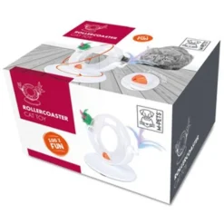 Mpets Speeltje Rollercoaster - Kattenspeelgoed - 30x20.8x22.5 cm Wit