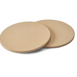 Napoleon Pizza Stenen Voor Travelq - Barbecue Accessoire - 2 stuks