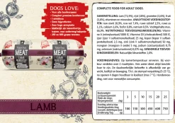 Natural Fresh Meat All Breeds Dog Worst Lam - Hondenvoer