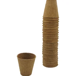 Nature Bio Afbreekbare Kweekpotjes - Kweekbenodigdheden - Ø6x6 cm 24 stuks