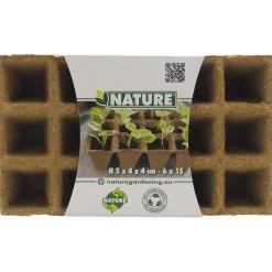 Nature Bio Afbreekbare Kweekpotjes - Kweekbenodigdheden - 8.5x8 cm 18 stuks