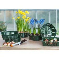 Nature Bollenplantmand - Kweekbenodigdheden - Ø36 cm Groen 3 stuks